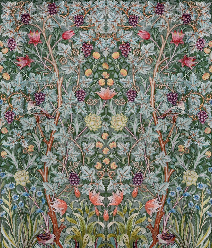 Vine Embroidery HT84001 tapet