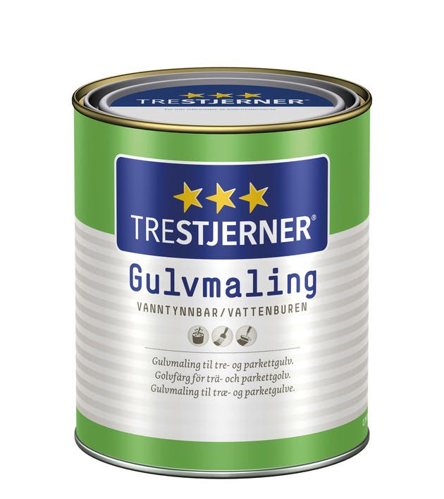 TRESTJERNER Golvfärg Matt