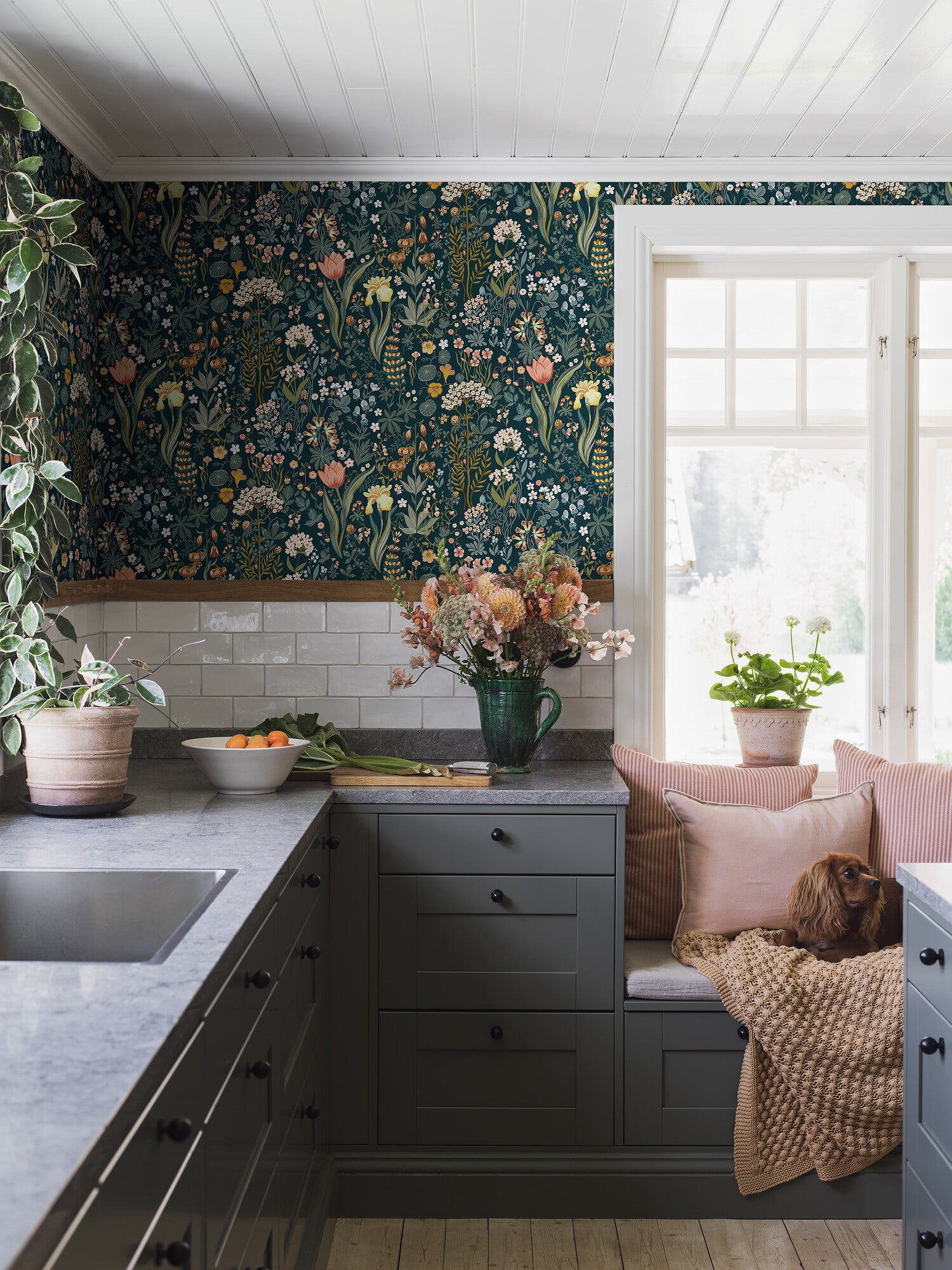 Blomsterhav 2055 tapet