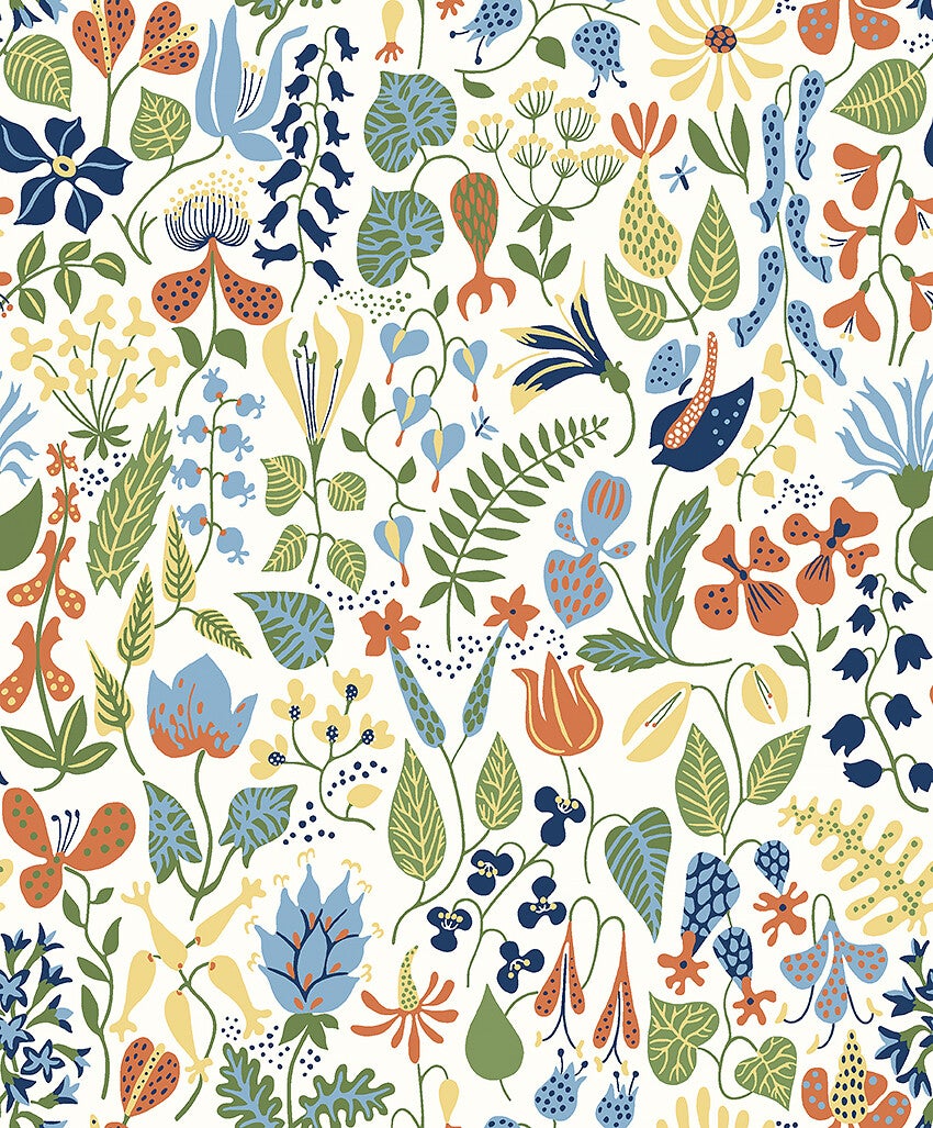 Stig Lindberg Herbarium, blommig ljus
