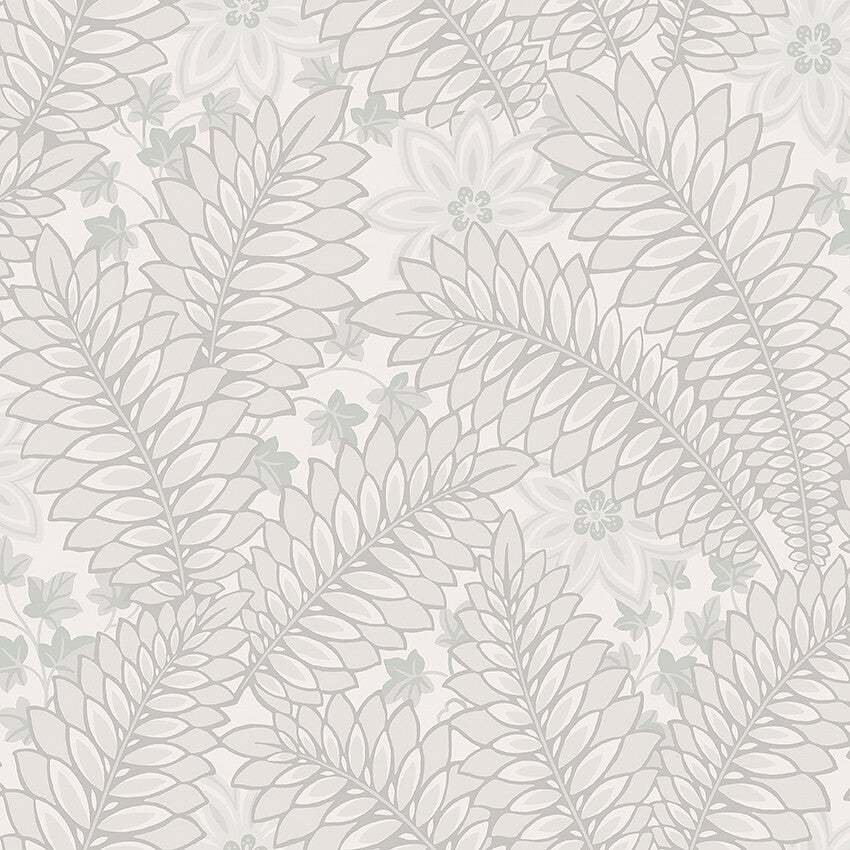Hidden Ivy, tapet i beige toner