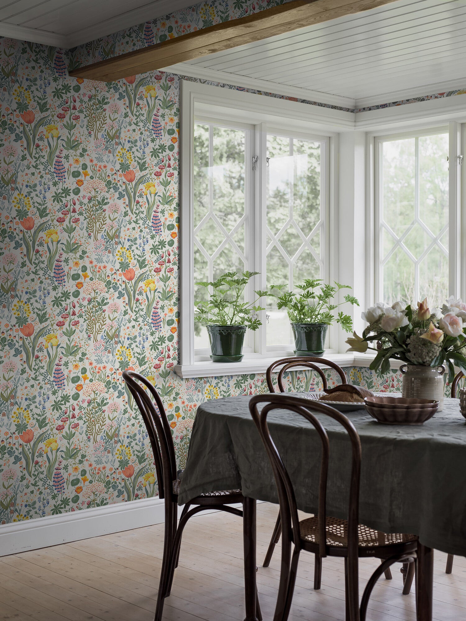 Blomsterhav 2053 tapet