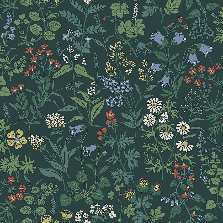 Flora, svart tapet
